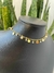 Choker de Medalhas com Pedras Banhado a Ouro na internet