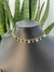 Choker de Medalhas com Pedras Banhado a Ouro - Catito Semi Jóias