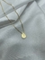 Colar Gota Personalizado com 1 Inicial - Catito Semi Jóias