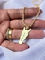 Colar Silhueta de Cavalo Personalizado com Nome - Catito Semi Jóias