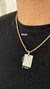 Corrente Masculina Cordão Baiano com Pingente de Inicial Personalizada - Catito Semi Jóias