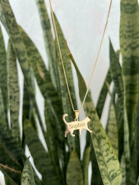 Gatinho Banhado a Ouro - comprar online