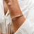 Bracelete Liso Aro Maya Banho Ródio Branco - comprar online