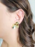 Brinco Ear Cuff Flor Maria M Banho Ouro 18K na internet