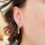Brinco Ear Hook Elis Liso Ródio Branco - comprar online