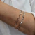 Bracelete Zig Zag Lisa Nara Ajustável Banho Ródio Branco na internet