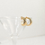 Brinco Argola Rita Trabalhada P Banho Ouro 18k