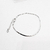 Pulseira Fita Rita Laminada Fina 2mm Banho Ródio Branco