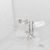 Conjunto Elis Mini Ponto de Luz Banho Ródio Branco
