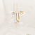 Conjunto Elis Mini Ponto de Luz Banho Ouro 18k