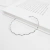 Bracelete Zig Zag Lisa Nara Ajustável Banho Ródio Branco - comprar online