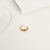 Piercing Fake Nara Croissant Banho Ouro 18k - comprar online