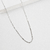 Colar Corrente Maya Cartier 70cm Banho Ródio Branco