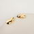 Brinco Ear Cuff Martelado Elis Banho Ouro 18k na internet