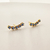 Brinco Ear Cuff Nara Pontos de Luz Azul Banho Ouro 18k - comprar online