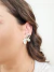 Brinco Ear Cuff Flor Maria M Banho Ródio Branco na internet
