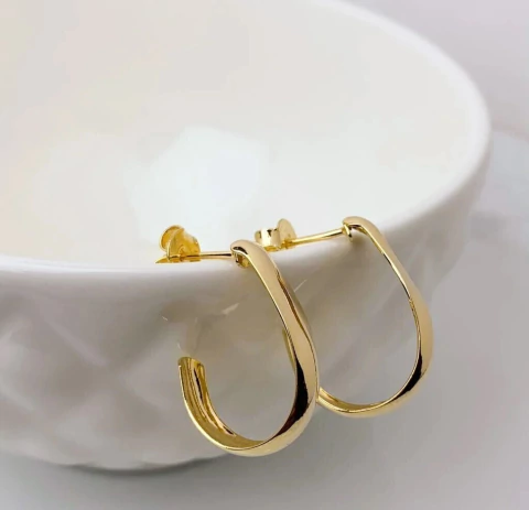 Brinco Argola Anzol Liso