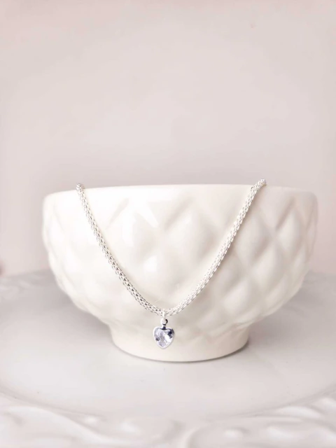 Pulseira Elo Palmeira Coração Cristal - comprar online