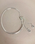 Pulseira Aro Fixo Liso Ajustável e Zircônias na internet