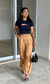 CALÇA PARACHUTE LUIZA DOURADA - comprar online