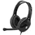 Diadema con Micrófono, Negro, Alámbrico, 3.5mm, Ajustable, Almohadillas acolchadas, C/Control de Volúmen, BRobotix, 651305
