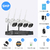 H.view-cámara de seguridad inalámbrica con Wifi, Kit de videovigilancia NVR pa