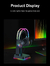 Auriculares ONIKUMA X15 Pro con cable y haz de luz RGB, cascos flexibles