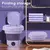 Mini lavadora de cubo plegable automática con tubería de drenaje - tienda en línea
