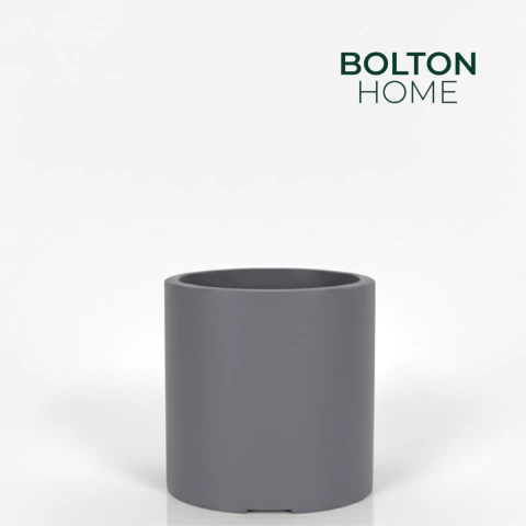 Maceta Cilindro Gris Grafito - comprar online