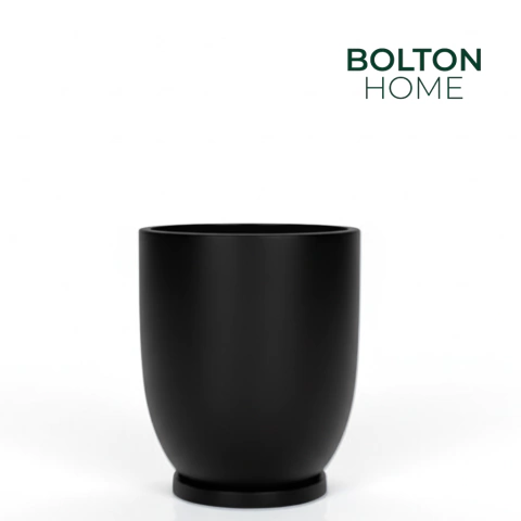 Maceta Copa/Plato Negro - comprar online