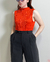 Regata Orange texturizada - comprar online