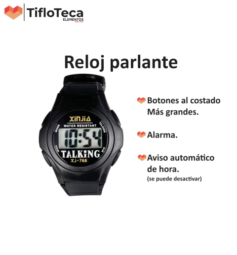 Reloj pulsera parlante
