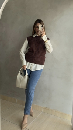 Colete tricô Brigitte - comprar online