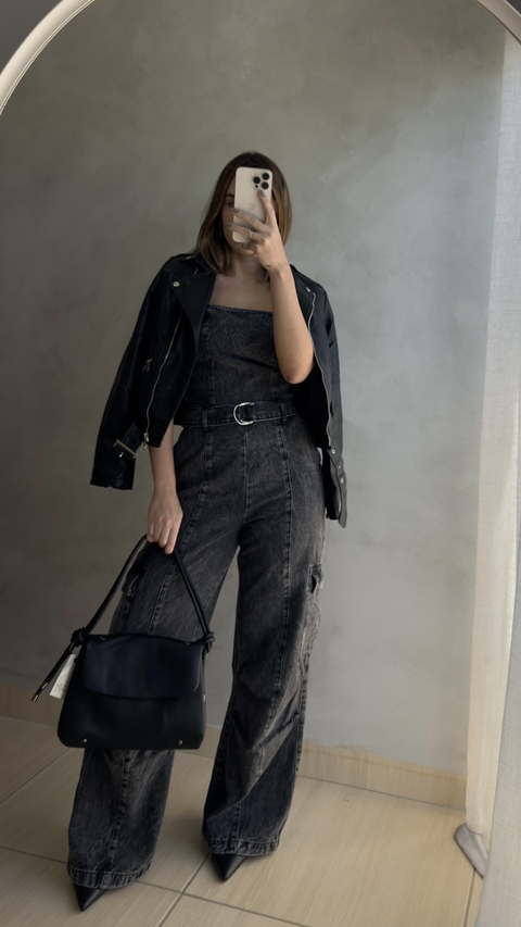 Macacão Alcance Jeans Miami - comprar online