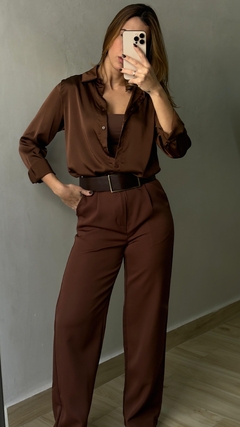 Calça Celine Wide Leg alfaiataria - comprar online