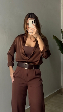 Calça Celine Wide Leg alfaiataria na internet