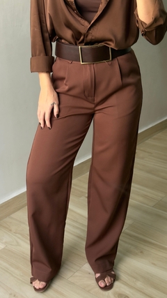 Calça Celine Wide Leg alfaiataria