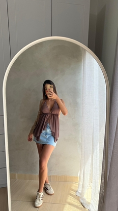 Blusa Bata Mazin na internet