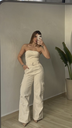 Imagem do Macacão Alcance Jeans Miami