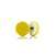 Shine Mate Foam Heavy Pad Flat Yellow 3"