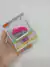 Mini abrochadora con broches de color-brw-rosa