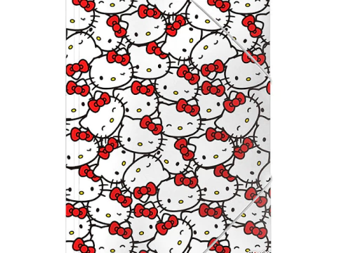 Carpeta Oficio 3 Solapas Mooving - Hello Kitty Caras