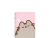 Cuaderno 16x21 Tapa Dura Espiralado Mooving - Pusheen Rombos