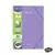 Cuaderno A4 cuadriculado Soft 3 Solapas - Rideo - violeta