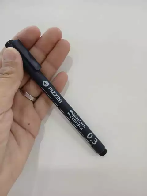 Microfibra Negra 0.3 - Pizzini