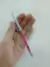 Lapicera borrable con brillos-brw-fucsia
