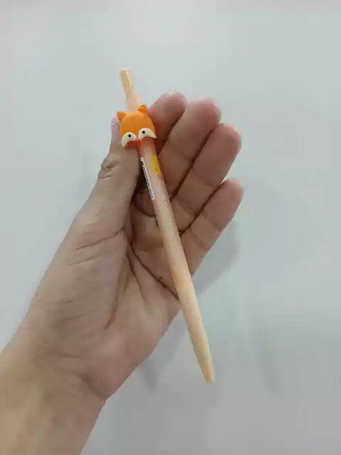 Lapicera de zorro-tinta azul-naranja