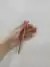 Lapicera de diamante-tinta negra-rosa
