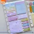 Notas Adhesivas Múltiples- Para cuaderno de disco- Diseño Corazón- Brw on internet
