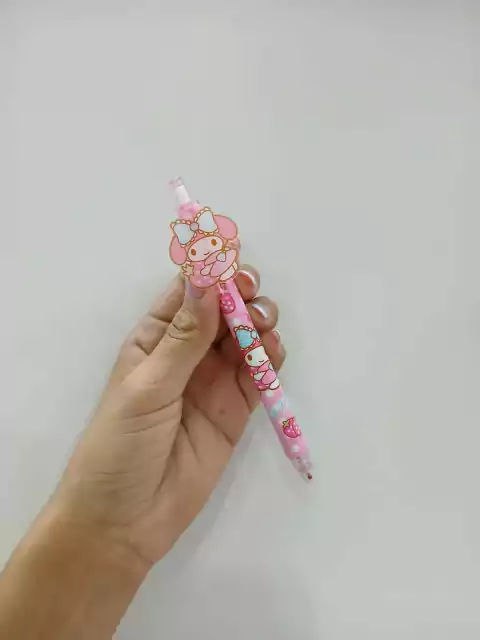 Lapicera tinta negra-melody moñito